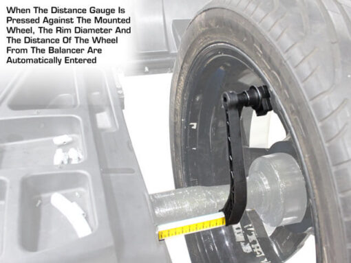 wheel balancer distance gauge