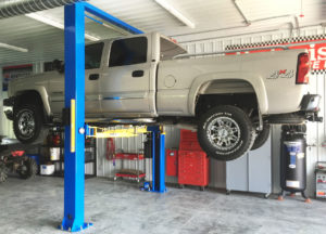 dually truck 2 post lift